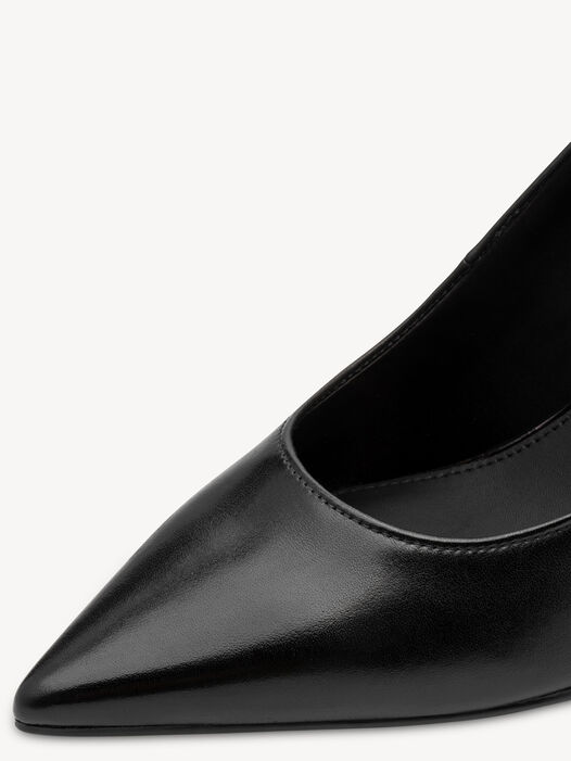 Pumps, BLK LEATH. UNI, hi-res