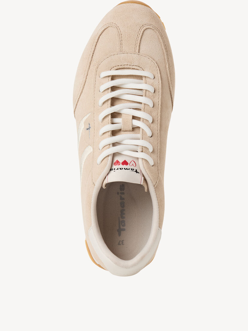 Leren Sneaker - beige, ANTELOPE, hi-res