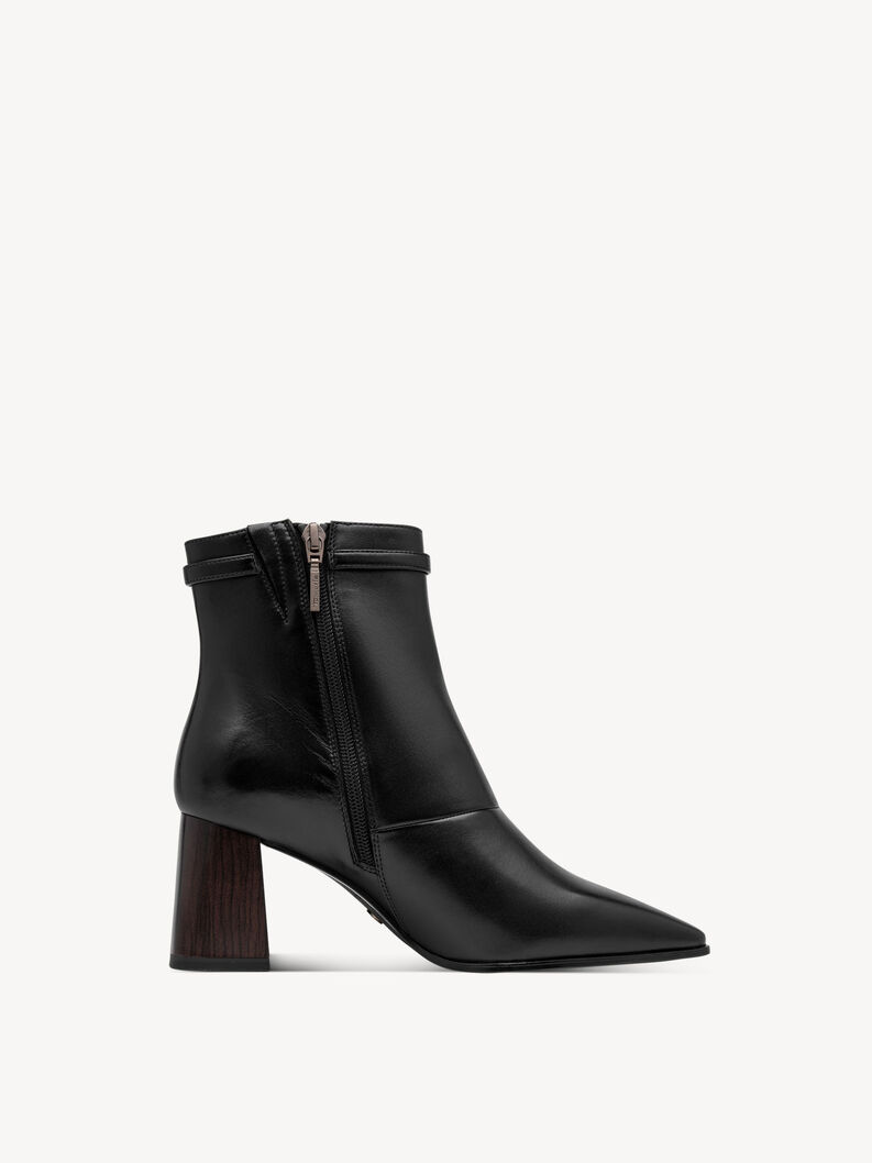 Bottine - noir, BLACK LEATHER, hi-res