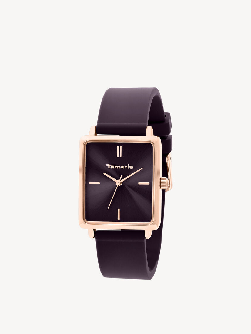 Horloge - rosegoud, ros&eacute;gold-glossy  purple, hi-res