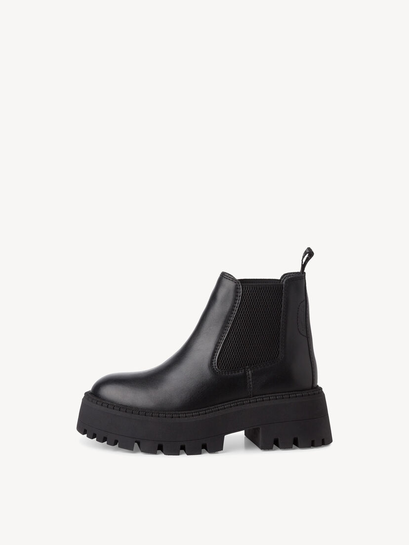 Chelseaboot - zwart, BLACK, hi-res