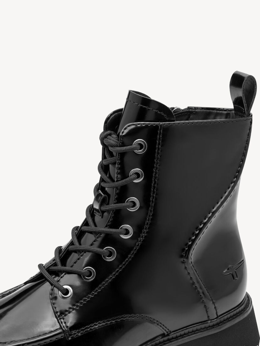 Enkellaarsje - zwart, BLACK, hi-res