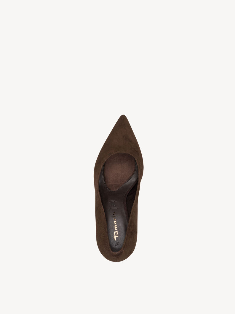 Escarpin en cuir - marron, MOCCA SUEDE, hi-res