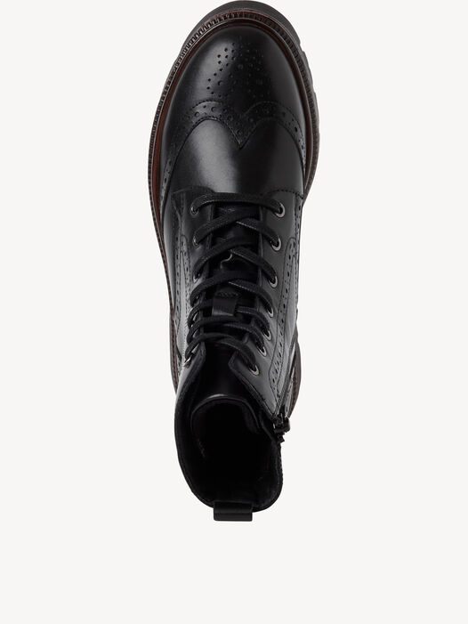 Enkellaarsje, BLACK LEATHER, hi-res