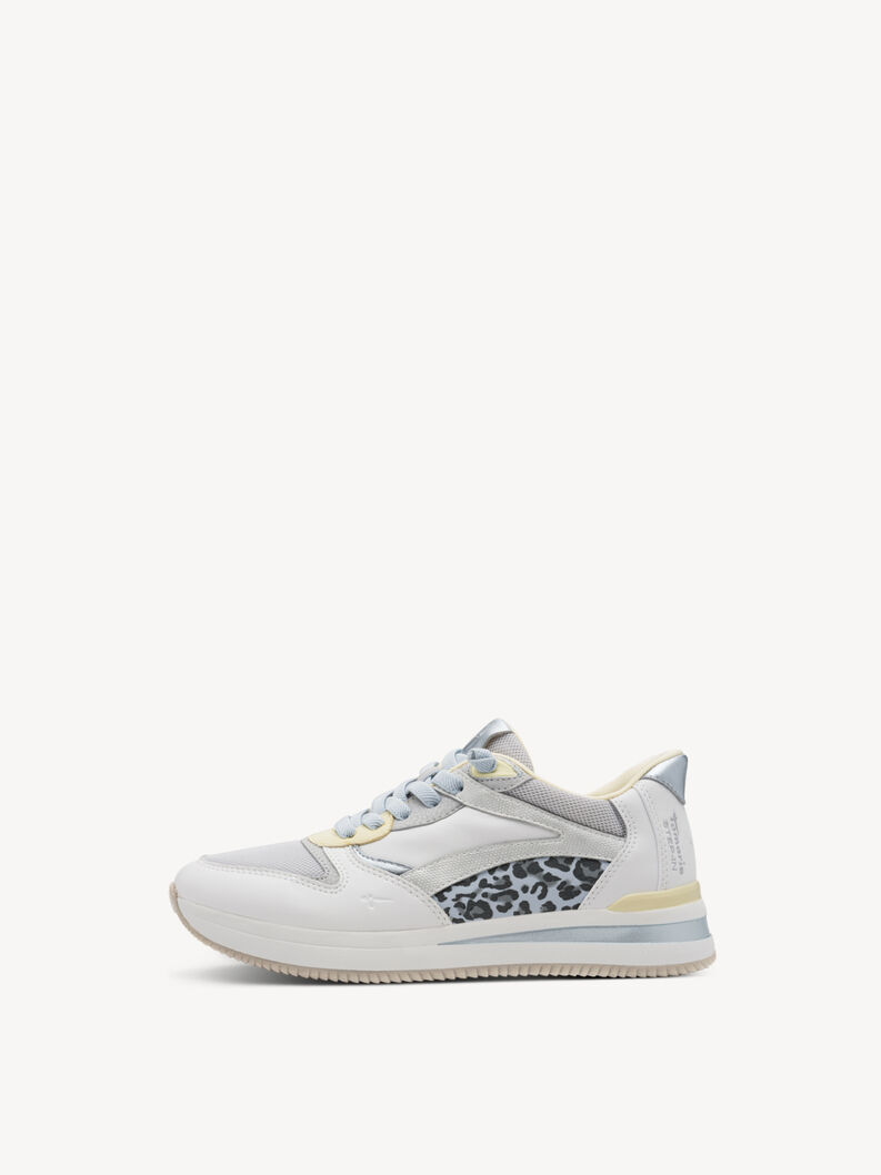 Sportowe - biały, WHITE/BLUE, hi-res