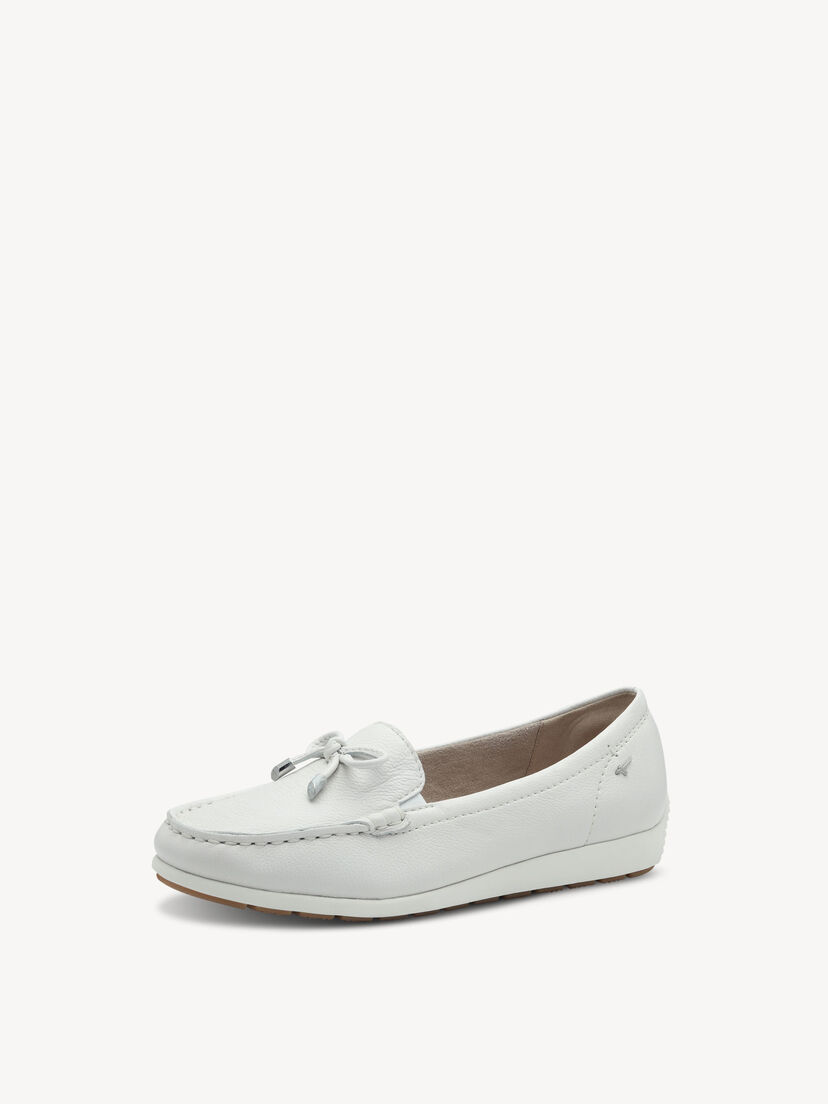 Leren Mocassin - wit, WHITE NAPPA, hi-res