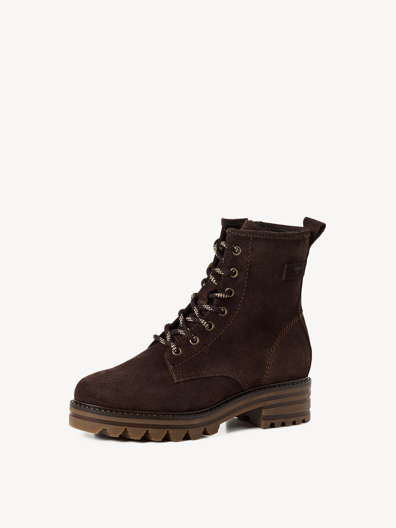 Bottine en cuir - marron, MOCCA, hi-res