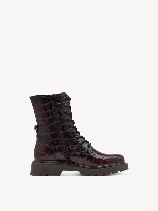 Stiefelette, BORDEAUX CROCO, hi-res