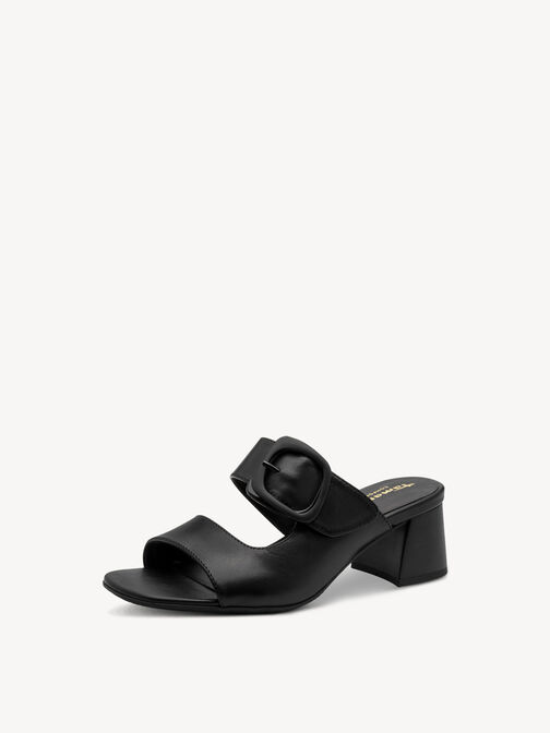 Mule, BLACK NAPPA, hi-res