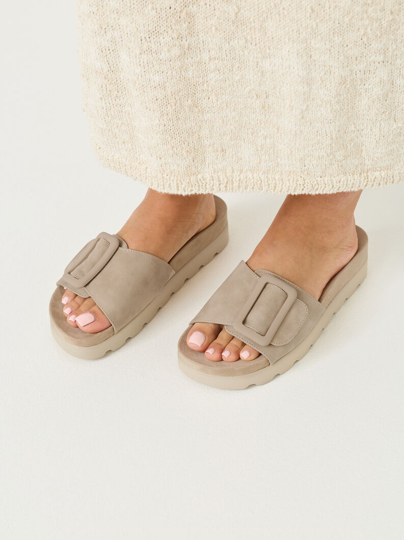 pantolette, TAN, hi-res