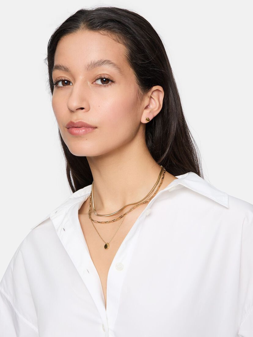 Ketting set - goud, goud, hi-res