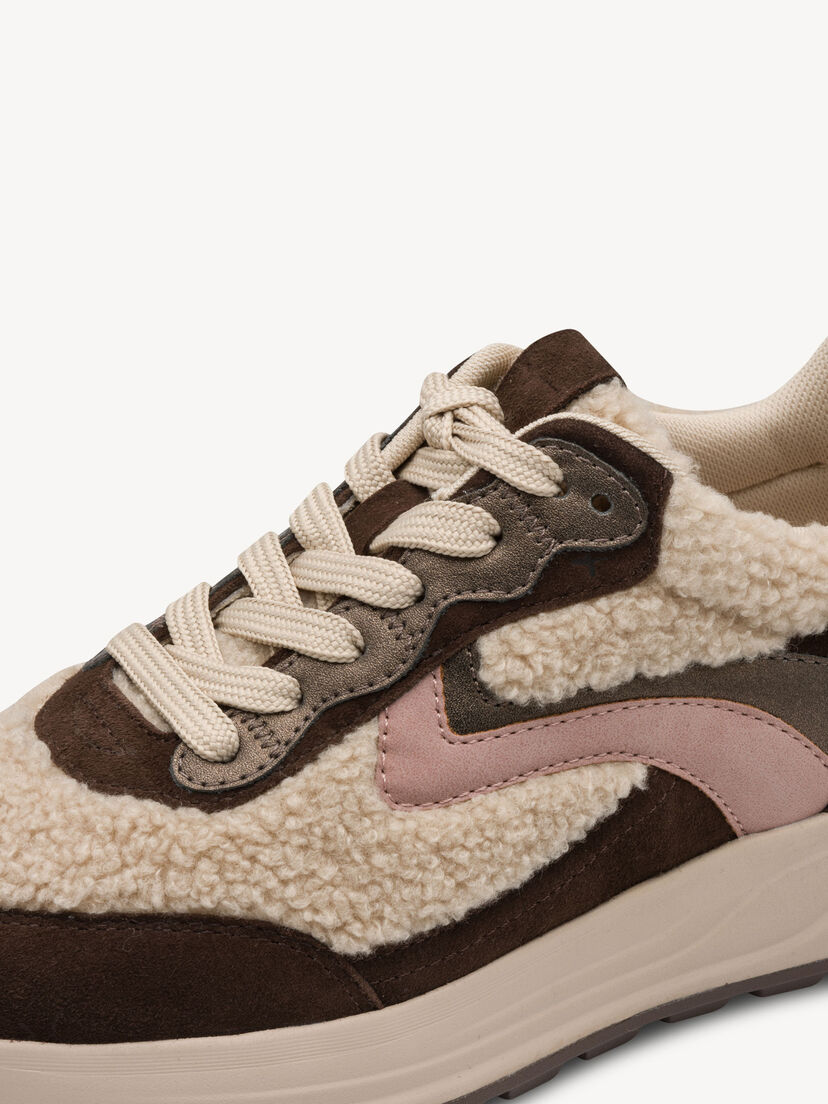 Sneaker - bruin, MOCCA/ROSE, hi-res