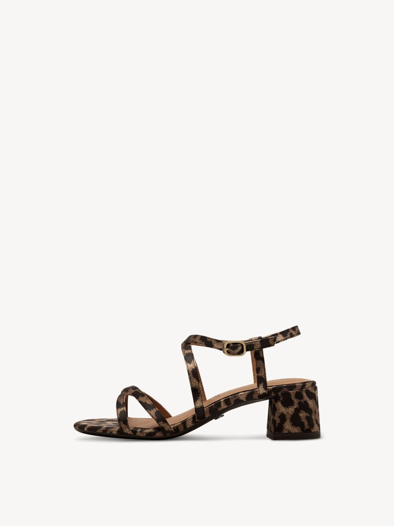 Heeled sandal, LEOPARD, hi-res