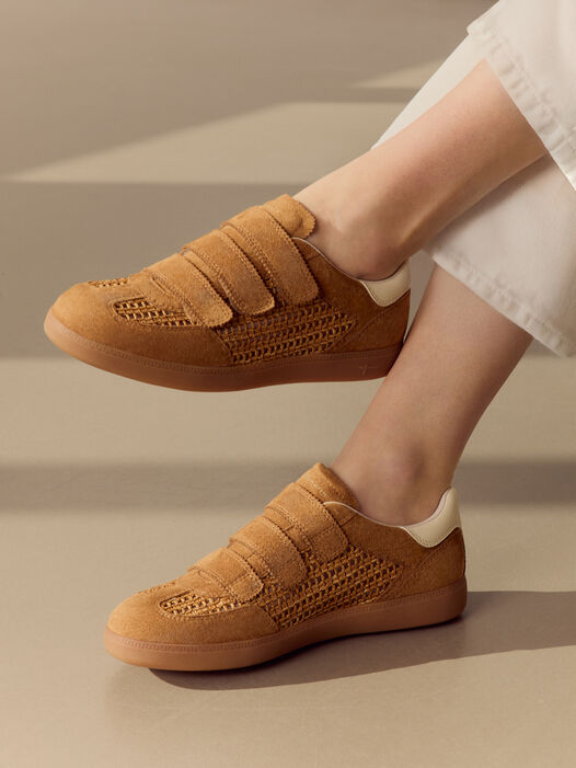 Sneaker, cognac, hi-res