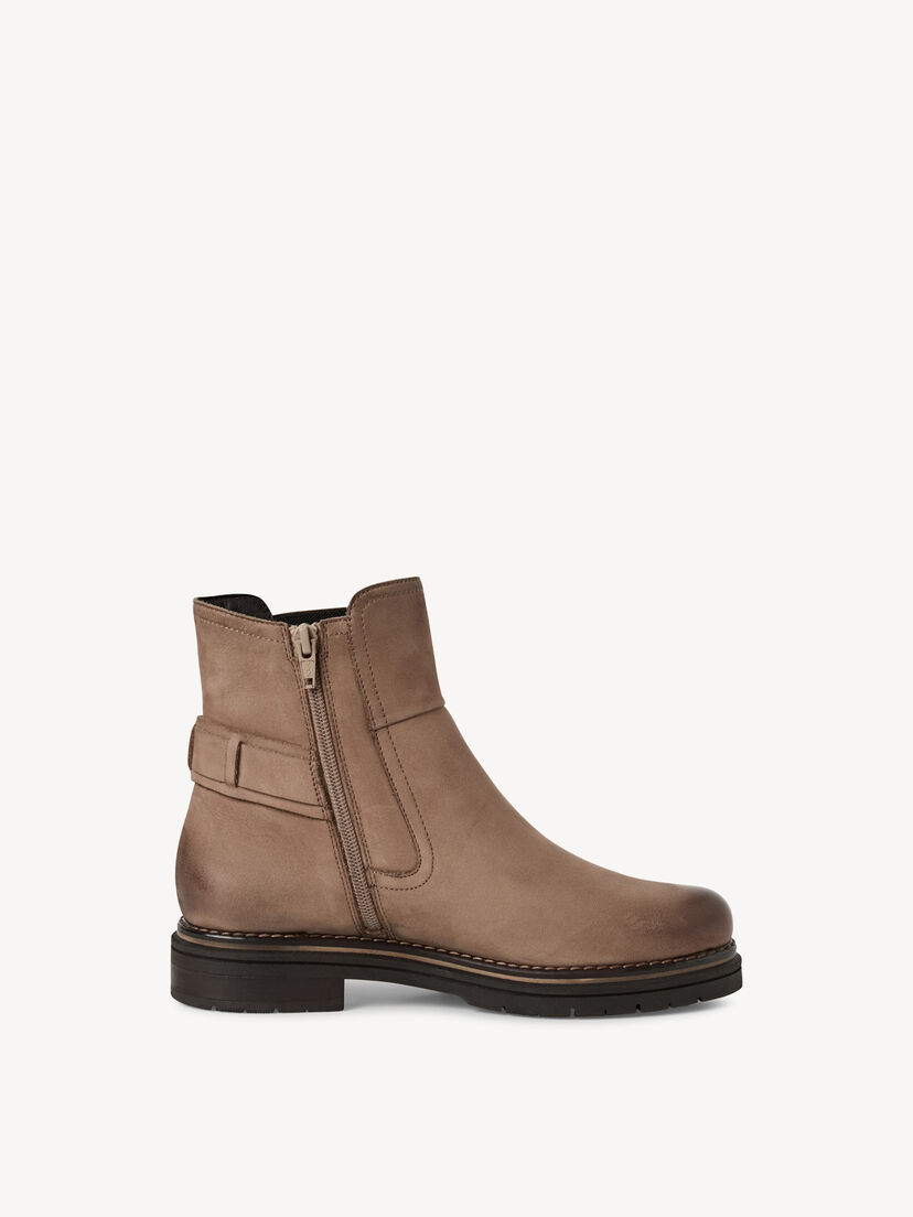 Leren Chelseaboot - beige, TAUPE NUBUC, hi-res