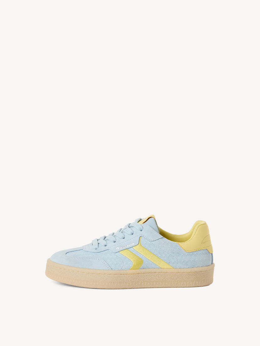 Leren Sneaker - blauw, LIGHT BLUE, hi-res
