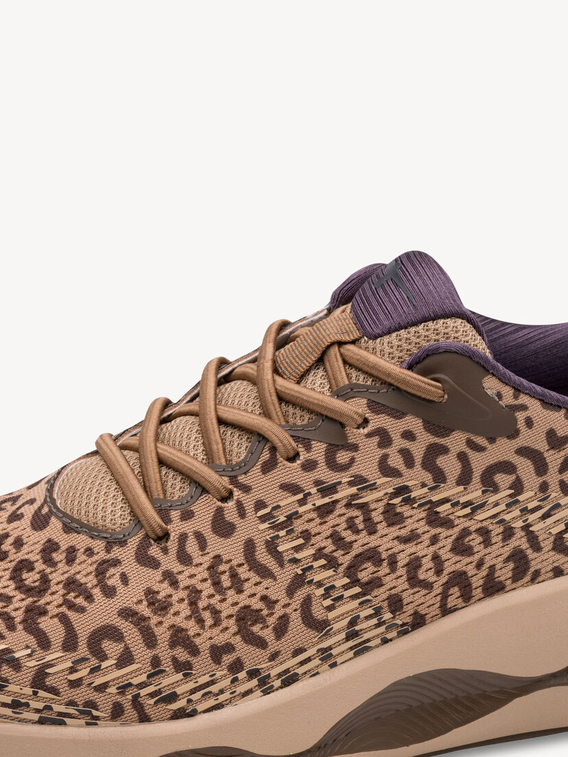 Sneaker - bruin, LEOPARD, hi-res