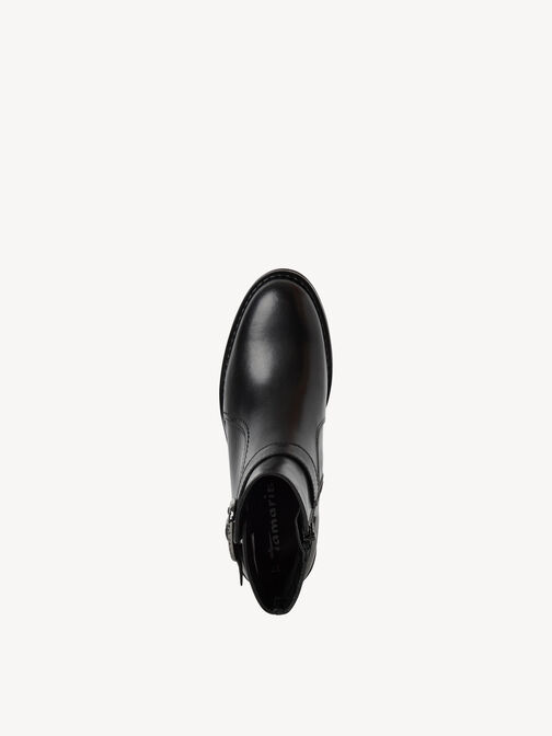 Stiefelette, BLACK LEATHER, hi-res