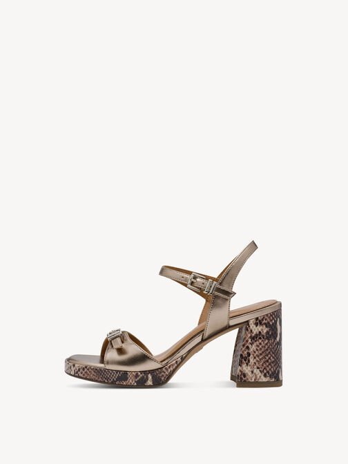 Heeled sandal, BRONCE COMB, hi-res
