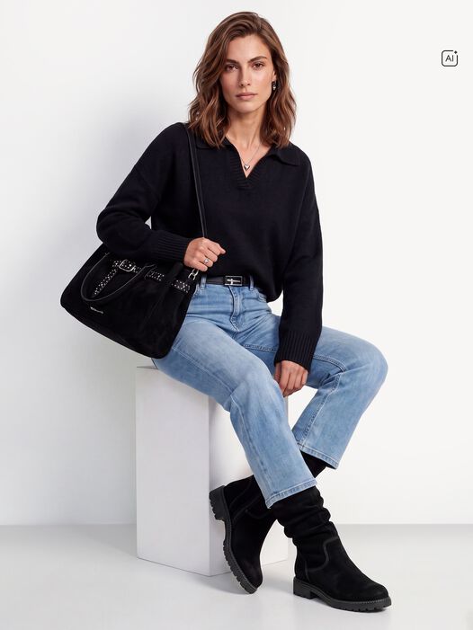 Enkellaarsje, BLACK, hi-res
