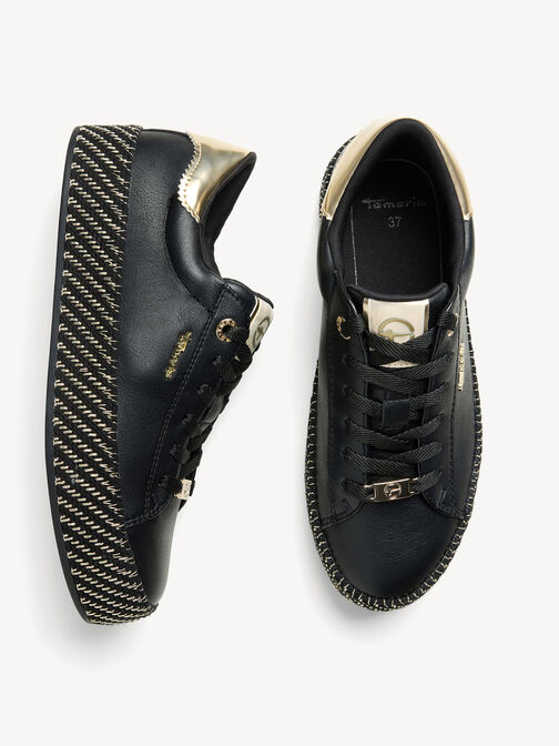 Sneaker, BLACK/GOLD, hi-res
