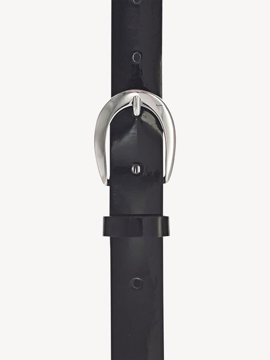 Leren riem, zwart, hi-res