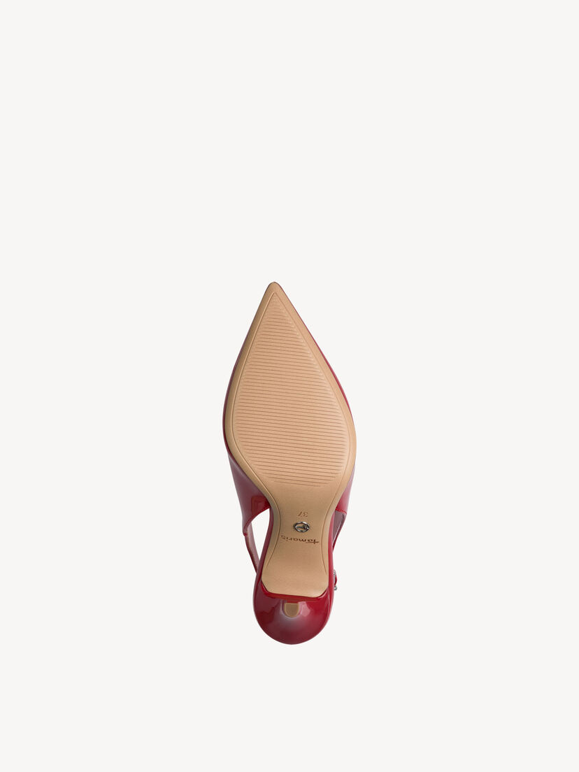 Slingpumps - rood, RED, hi-res