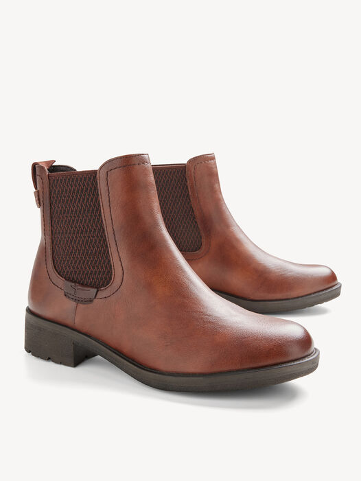 Chelseaboot, cognac, hi-res