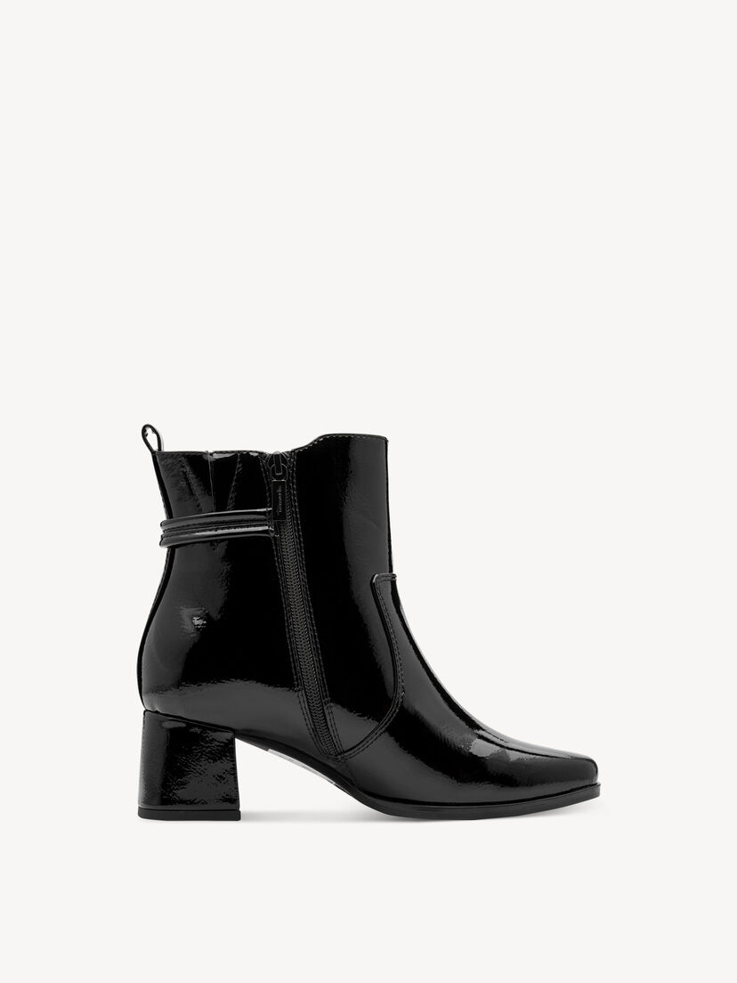 Enkellaarsje, BLACK PATENT, hi-res