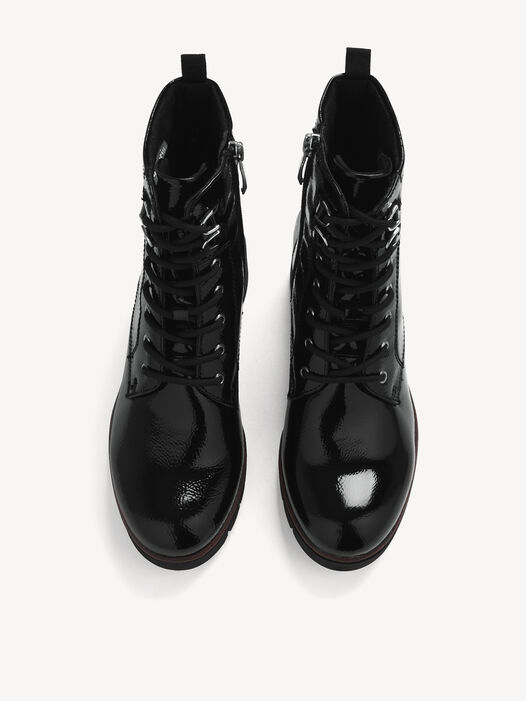 Enkellaarsje, BLACK PATENT, hi-res
