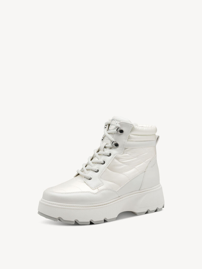 Stivaletti - bianco fodera calda, WHITE, hi-res