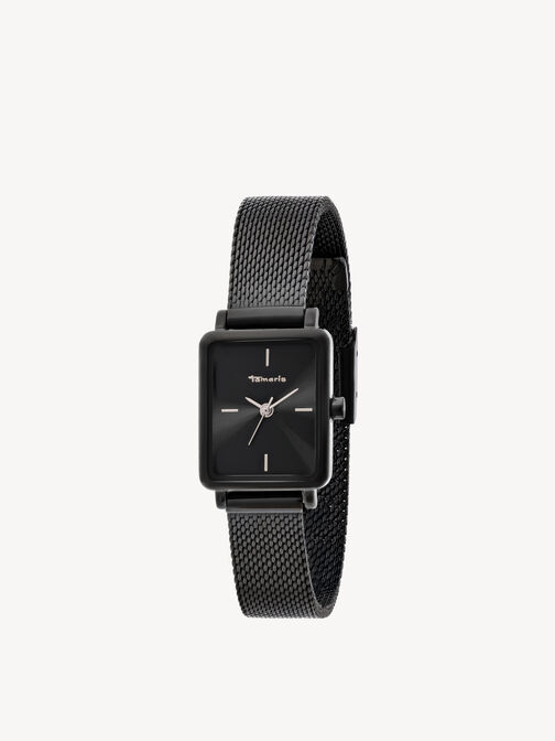 Orologio, schwarz-schwarz sunray, hi-res