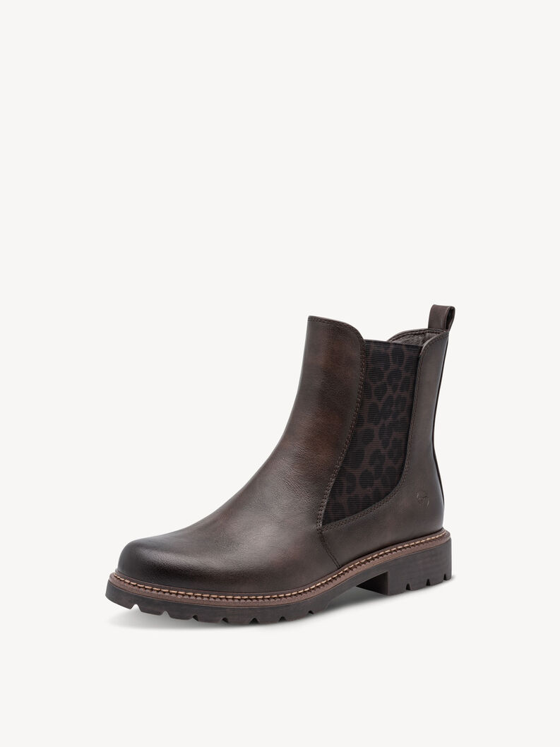 Bottine Chelsea - marron, MOCCA/LEOPARD, hi-res