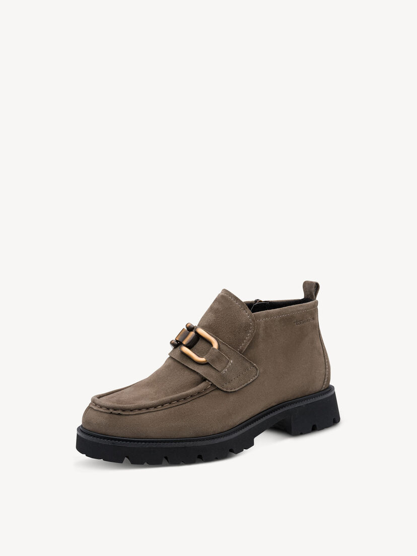 Enkellaarsje - bruin, TAUPE SUEDE, hi-res