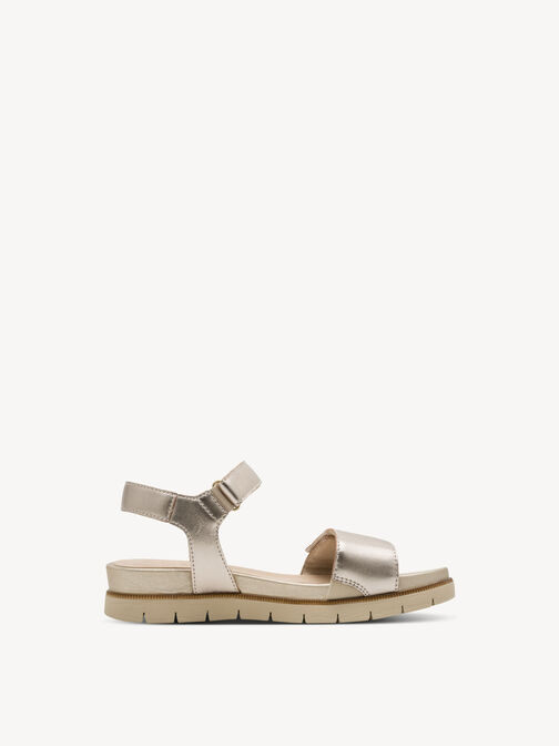 Heeled sandal, LT GOLD, hi-res