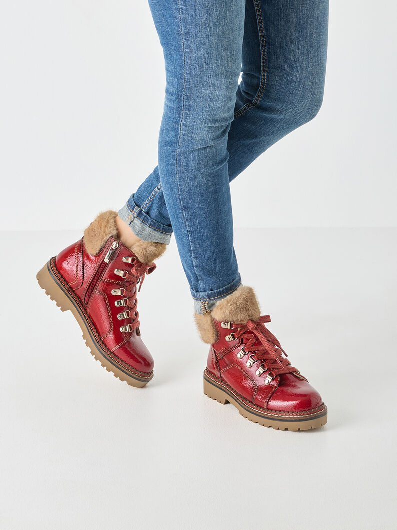 Bottine, RED PATENT, hi-res