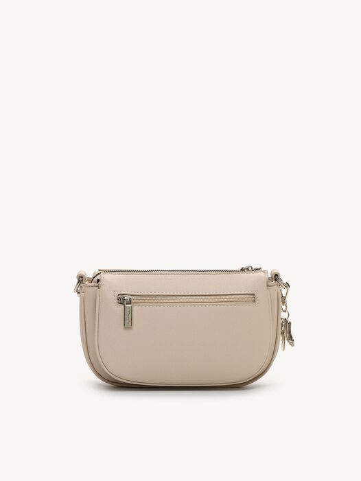 Schoudertas, beige, hi-res