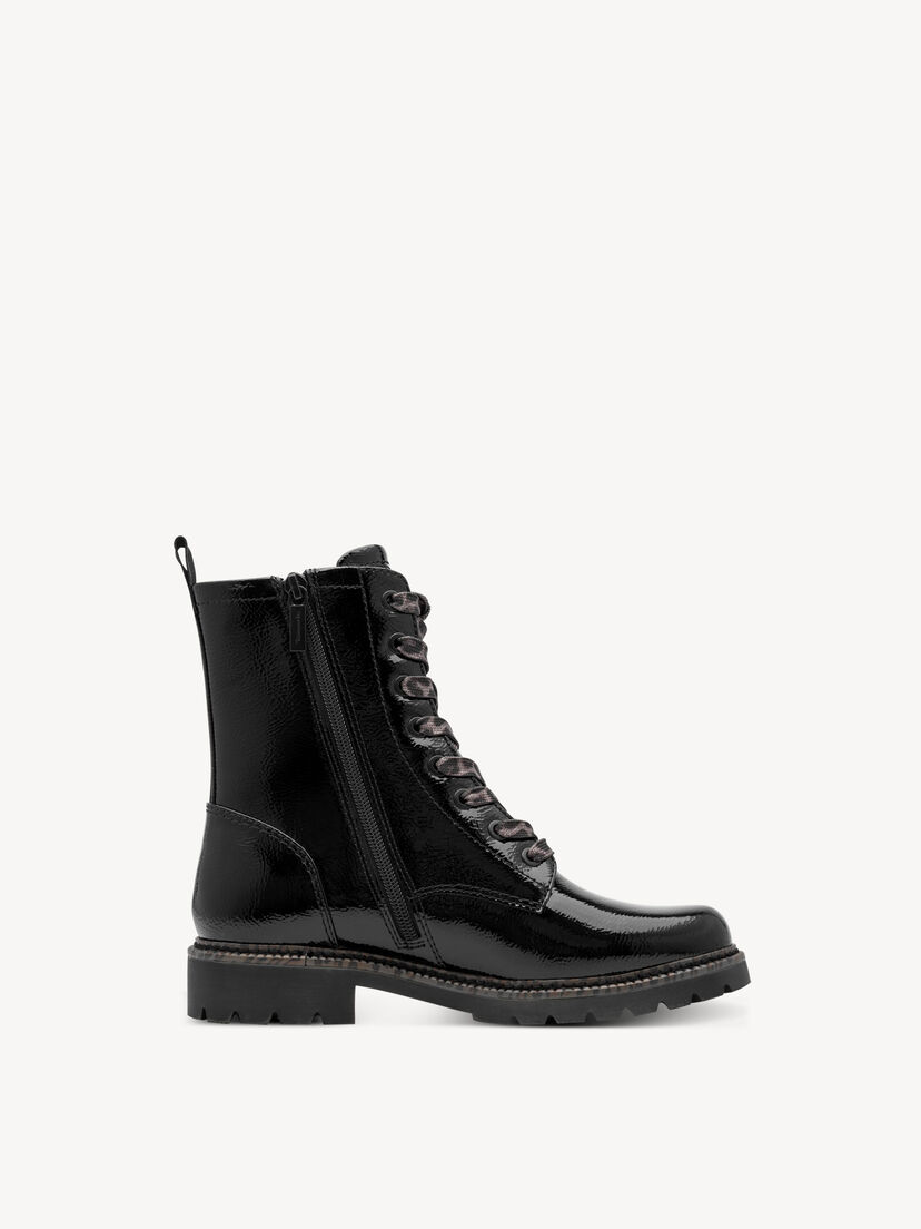 Enkellaarsje - zwart, BLACK PATENT, hi-res