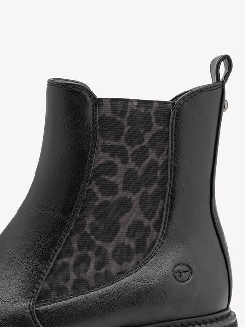 Bottine Chelsea, BLACK/LEOPARD, hi-res