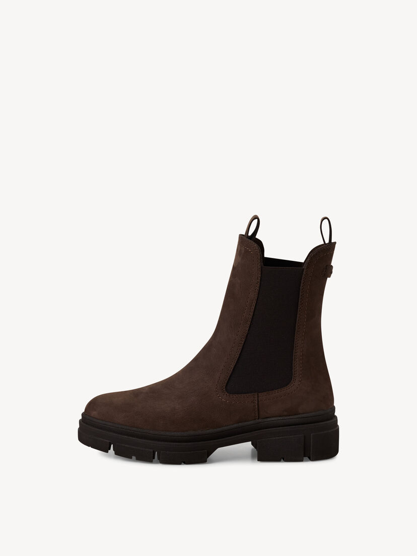 Leren Chelseaboot - bruin, MOCCA NUBUC, hi-res