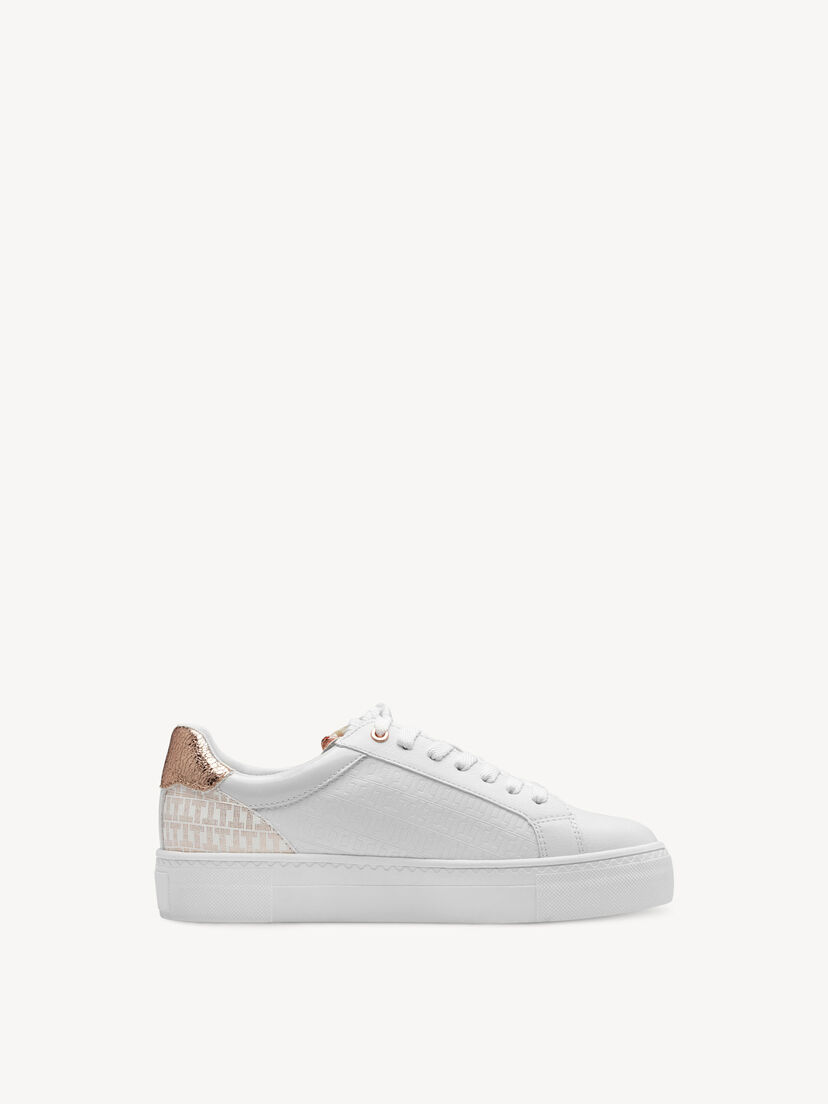 Sneaker - wit, WHT/ROSE GOLD, hi-res