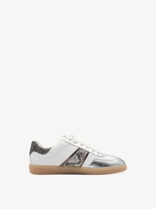 Sneaker, WHITE/SILVER, hi-res
