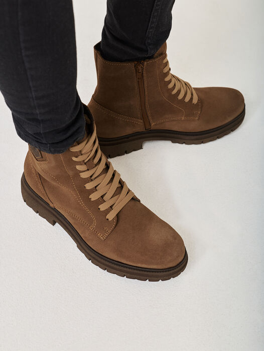 Enkellaarsje, BROWN, hi-res
