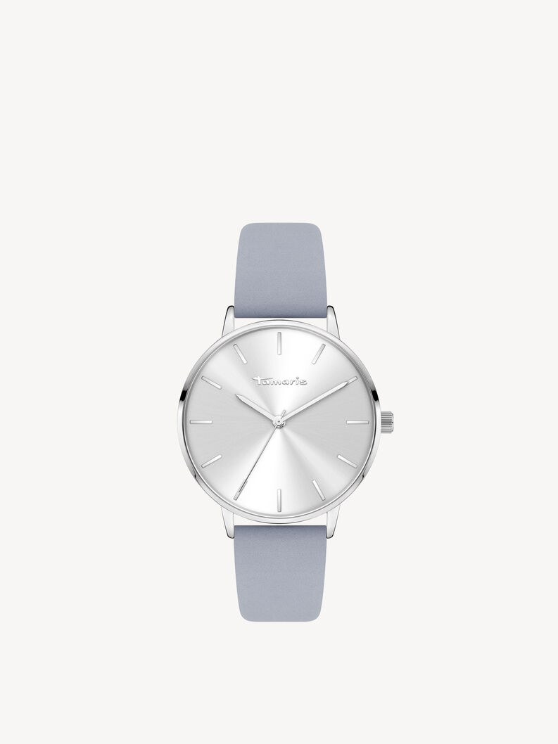 Montre - argent&eacute;s, silber blue, hi-res
