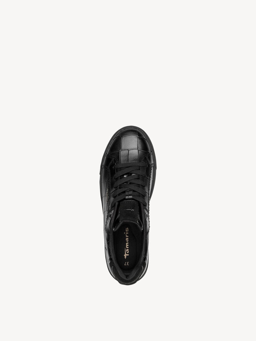 Sneaker - zwart, BLACK CROCO, hi-res