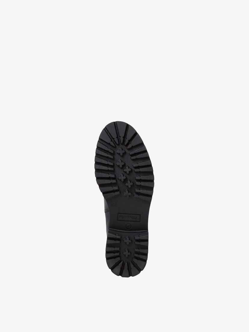 Leren Chelseaboot - zwart, BLACK, hi-res