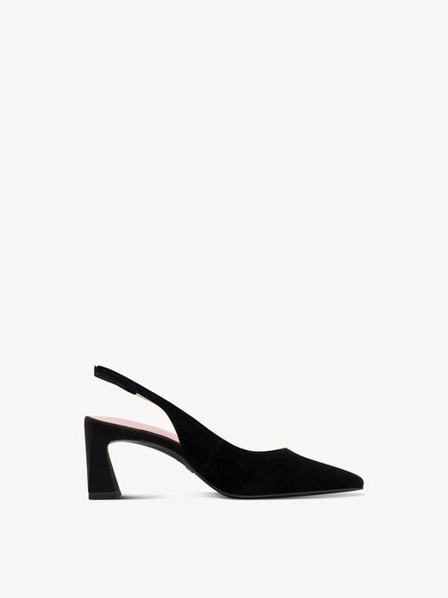 escarpin, BLACK SUEDE, hi-res