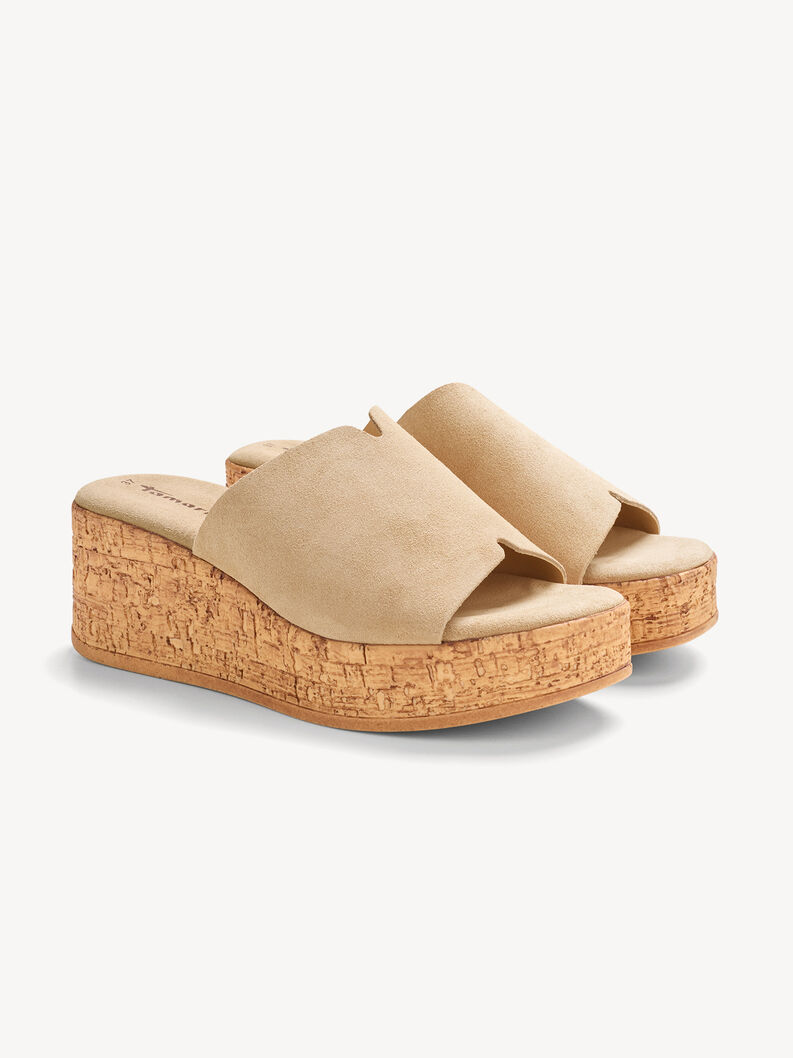 Pantolette, BEIGE SUEDE, hi-res