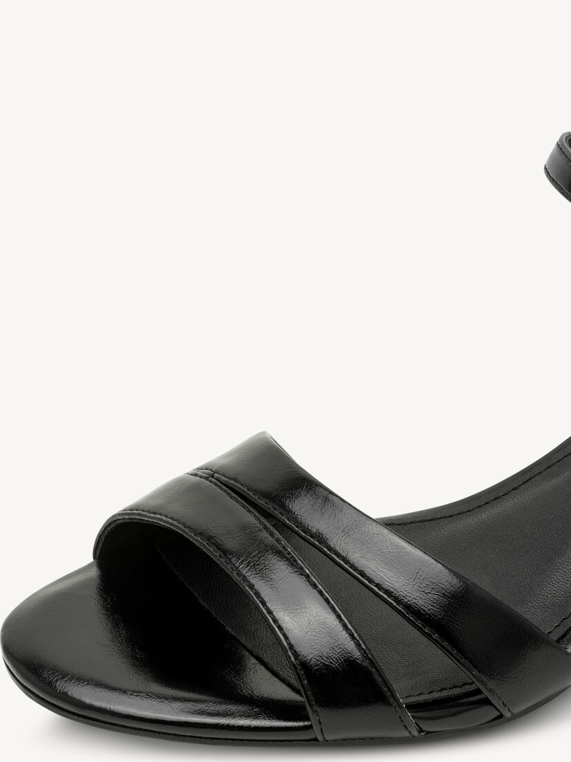 Sandaaltje - zwart, BLACK, hi-res