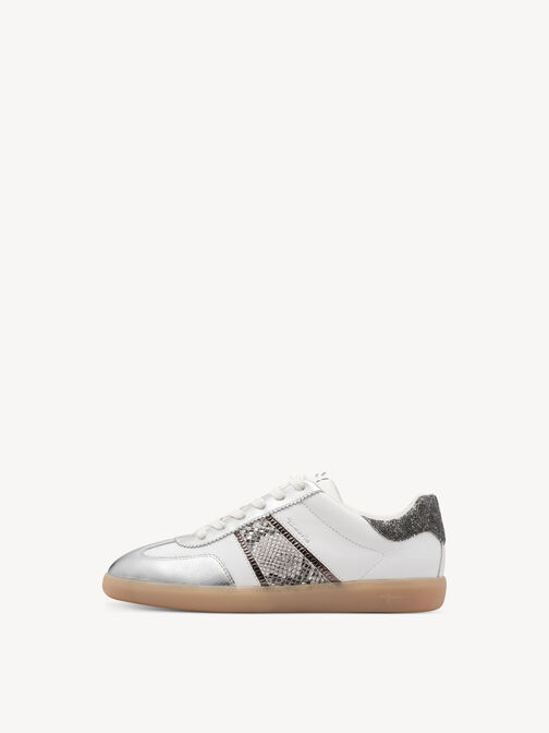 Sneaker, WHITE/SILVER, hi-res